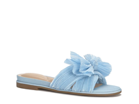 Sandales plates décontractées pour femmes à lanières croisées, à enfiler, à bout rond ouvert, style surdimensionné