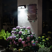 38 lampes solaires LED avec détecteur de mouvement PIR, étanches, sans fil, alimentées par énergie solaire, pour extérieur, jardin, rue, mur