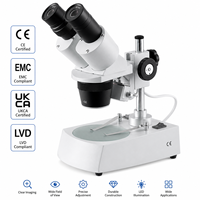 Microscope Stéréoscopique Binoculaire en Gros 20X 40X 80X pour Inspection Industrielle, Réparation de Bijoux et Électronique, Certifié CE, Fabrication OEM