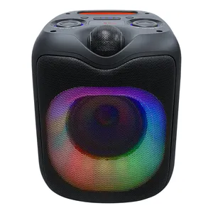 Single 6 Inch Portable Wireless BT Big Partybox 30w Party Speaker