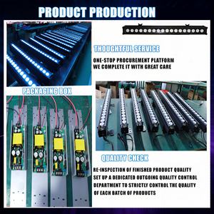 Éclairage de scène à haute luminosité, 18 pièces, 4 en 1, <span class=keywords><strong>LED</strong></span> Wall Washer, multifonction, lavage de couleur RVB, flash, contrôle DMX, gradation 32 bits - Product Image 4