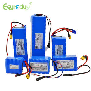 12V-72V 충전식 18650 Lifepo4 리튬 배터리 팩 원통형 10Ah-60Ah 리튬 이온 배터리 - Product Image 1