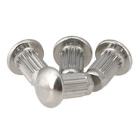 Rivets pleins à tête ronde en acier inoxydable 304 GB827 M1.6 M2 M2.5 M3 M4 M5 pour plaques signalétiques