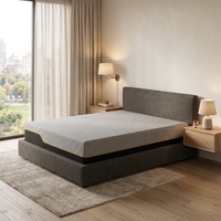 Hybrid-Latex-Gel-Memory-Foam-Taschenfederkernmatratze mit Massage-Soft-Kühlschaum, abnehmbarem Bezug, 20 cm Dicke, 10 Jahre Hotelgarantie