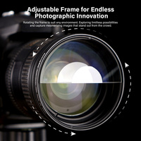 Filtre d'objectif professionnel pour appareil photo, filtre FX à prisme semi-vortex Halo en verre optique 77mm 82mm pour allée optique