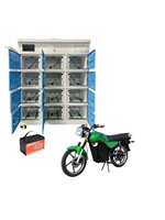 Gabinete de Intercambio de Baterías Inteligente ESINO de 8 Ranuras |   Intercambio Rápido PD |   Servicio 24H sin personal para usuarios de scooters y bicicletas eléctricas
