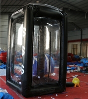 Prix usine Gonflable Cash Cube Booth Money Grab Machine Cash Vault Grabbber Gonflable Pour La Publicité D'événement
