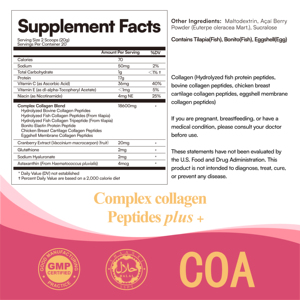 Poudre de collagène <span class=keywords><strong>marin</strong></span> hydrolysé biologique personnalisée, best-seller, qualité alimentaire, produits de beauté pour la peau, les ongles et les articulations - Product Image 2