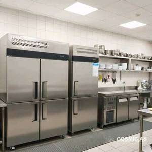 Congelador Vertical Comercial de 4 Puertas de Acero Inoxidable de Una Sola Temperatura con Descongelación Automática para Cocina de Restaurante LF-SSRF4 C - Product Image 1