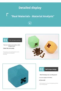 צעצוע לעיסה לכלבים בצורת פאזל טוחן, כדור לעיסה חדש לכלבים - Product Image 5