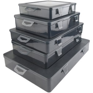 Storage Box Set <b>Rectangle</b> Transparent Plastic ABS PP 10-20 L General Packaging Standing Type Parts Organizing <b>Bin</b> - Product Image 1