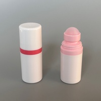 Bouteilles à bille en plastique vides de 50 ml de bonne qualité, blanches, pour huiles essentielles, parfums, déodorants, huiles d'aromathérapie et cosmétiques