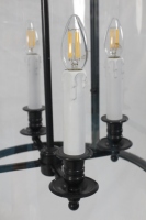 Lustre suspendu en verre de style rétro américain, en laiton rustique vintage, entièrement en cuivre, pour îlot de cuisine ou chambre, style mi-siècle