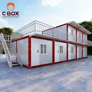 บ้านสำเร็จรูป Cbox โมเดิร์น ขนาด 20 ฟุต สำหรับโรงเรียน สำนักงาน ห้องเรียน อาคารแบบโมดูลาร์ ทนไฟ หอพักนักเรียน บ้านคอนเทนเนอร์แบบถอดประกอบได้ - Product Image 3