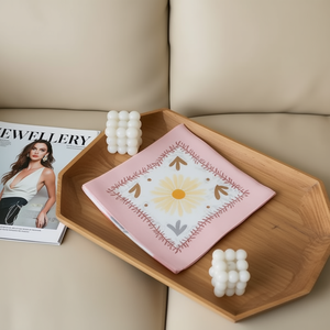 Fazzoletto Quadrato Daisy 70x70Cm con Stampa Floreale, Accessorio Moda Donna - Product Image 3