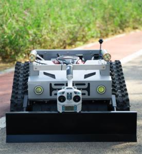 หุ่นยนต์ตัดหญ้าแบบน้ำหนักเบาอเนกประสงค์ ใช้เครื่องยนต์เบนซิน แบบ Zero-turn Crawler สำหรับขูดน้ำแข็งและตัดหญ้า เหมาะสำหรับทุกฤดูกาล - Product Image 5