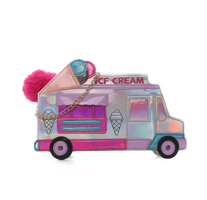 Commercio all'ingrosso di ragazze bambini piccoli laser auto singolo sacchetto di spalla del fumetto dei capretti svegli mini bag - Product Image 1