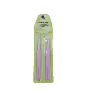 Pinzas de colores macaron (puntas rectas y curvas, paquete de dos) - una herramienta para ensamblar pegatinas de diario y cinta washi, y para - Product Image 5