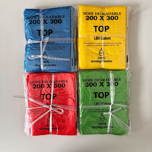 Bolsas de Agua Degradables de HDPE 200*300 TOP <span class=keywords><strong>LBV</strong></span> GABON Rojas, Amarillas, Azules y Verdes, Aptas para Gabón en el Mercado Africano - Product Image 1