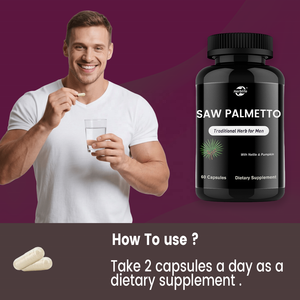 Suplemento dietético de alimentos Haccp Function OEM ODM Saw Palmetto para hombres Suplementos de próstata - Product Image 5