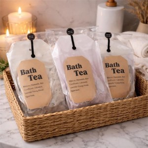 S&Soak Ensemble de sachets de <span class=keywords><strong>sel</strong></span> de <span class=keywords><strong>bain</strong></span> de luxe, sels de <span class=keywords><strong>bain</strong></span> avec fleurs, soin de la peau - Product Image 1