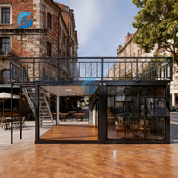Casa contenedor modular de dos pisos de 20 pies y 40 pies-Casa prefabricada personalizada de lujo de fácil instalación al por mayor
