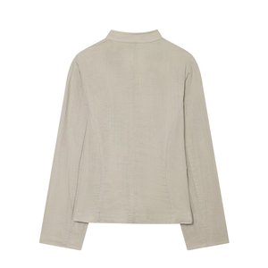 Damen-<span class=keywords><strong>Blazer</strong></span> 2026: Neuer lässiger Mode-Joker mit Stehkragen, zweireihiger Mantel im Retro-Stil, schicker Damenanzug mit langen Ärmeln. - Product Image 2