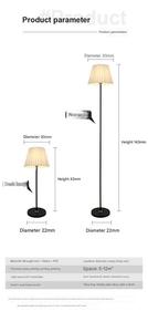 Lámpara <span class=keywords><strong>de</strong></span> <span class=keywords><strong>Pie</strong></span> LED Moderna <span class=keywords><strong>de</strong></span> 9W, 3 Temperaturas <span class=keywords><strong>de</strong></span> Color, Negra, con Pedal, para <span class=keywords><strong>Lectura</strong></span>, Dormitorio, Estudio, Oficina, Hotel - Product Image 5