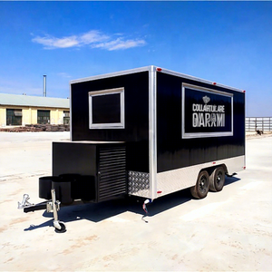 Remolque de camión de comida equipado con protección para todo tipo de clima, remolque de comida móvil - Product Image 1