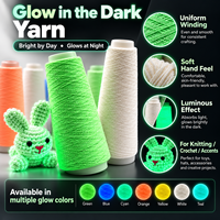Fil Luminescent pour Tissage, Tricot, Étiquettes, Bordures et Accessoires de Mode, Fil Lumineux Durable, Vente Directe Usine