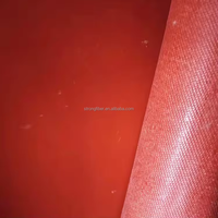 Tissu en fibre de verre coloré ignifuge avec revêtement en silicone, isolation haute température, tissu en fibre de verre enduit de silicone