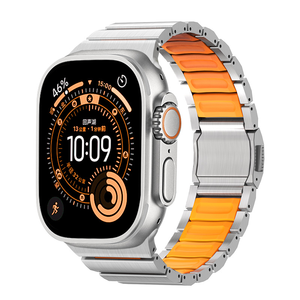 Bracelets de montre magnétiques ajustables en <span class=keywords><strong>titane</strong></span> dynamique Win-Win pour <span class=keywords><strong>Apple</strong></span> <span class=keywords><strong>Watch</strong></span> Ultra 1 49mm, montres intelligentes pour professionnels - Product Image 5