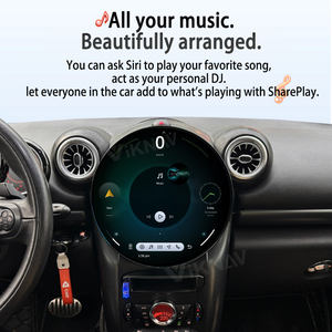 Autoradio Android 11,7 pouces pour BMW Mini F56/F60/R56/R60 2004-2023 avec écran partagé, USB, GPS intégré et écran tactile - Product Image 4