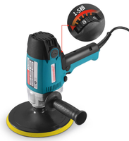 Polisseuse verticale économique électrique DIY 900W 180mm 7 pouces 600-2000 tr/min avec divers accessoires