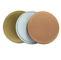Pièce de monnaie en laiton massif vierge personnalisée de haute qualité avec surface vierge pour gravure laser DIY de motifs, logo, pièce de défi