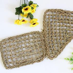 Hamac triangulaire pour reptiles, tapis d'escalade, tapis en herbe, <span class=keywords><strong>échelle</strong></span> en corde irrégulière, tapis pour animaux de compagnie pour petits animaux - Product Image 2