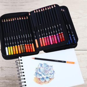 Crayons de couleur à base d'huile en gros, 72/120 crayons de couleur professionnels, ensemble d'art - Product Image 4