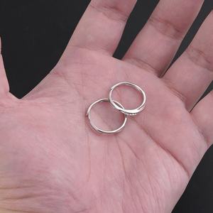 Vente flash - Bagues en argent 925 pour couple, design géométrique avec diamants, pour mariages et fiançailles, cadeaux de la Saint-Valentin pour hommes et femmes - Product Image 4