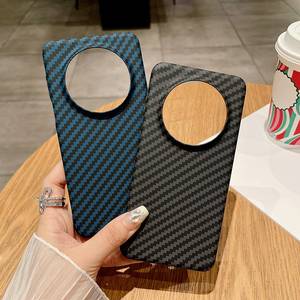 Pour Huawei <span class=keywords><strong>Mate</strong></span> 70 60 50 40 <span class=keywords><strong>30</strong></span> Pro 70 <span class=keywords><strong>RS</strong></span> Ultra Mince De Luxe En Fiber De Carbone Texture PC Dos Dur Lentille protection Téléphone Couverture étui - Product Image 6