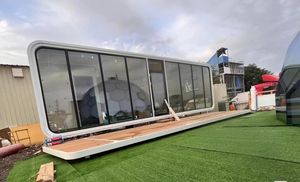 Cabine de bureau mobile 20 pieds entièrement équipée, haute technologie, personnalisée en usine, robuste et durable, qualité Apple - Product Image 5