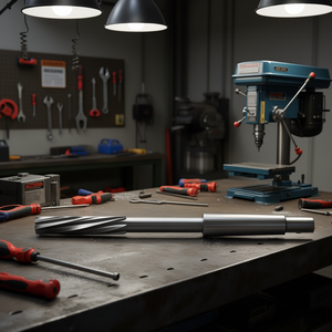 Escariador de Precisión Fervi para Trabajos de Metalurgia, Herramienta para Perforar y Acabar Orificios - Product Image 3