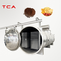 Commerciële lyofilisator vacuümvriesdroogapparatuur voor fruit, bloemen, instantkoffie, huisdierenvoer, vacuümvriesdroog productielijn