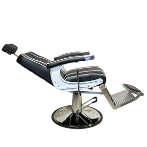 Ghế cắt tóc thủy lực màu đen cổ điển, bán chạy năm 2025, thiết kế châu Âu dành cho nam, xoay 360 độ, điều chỉnh độ cao, phù hợp cho trường học - Product Image 4