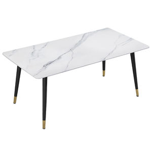 Combinaison de chaise et <span class=keywords><strong>Table</strong></span> <span class=keywords><strong>à</strong></span> <span class=keywords><strong>manger</strong></span> en marbre nordique, pour 4 <span class=keywords><strong>à</strong></span> 6 <span class=keywords><strong>personnes</strong></span>, design moderne et Simple, pour petit appartement, économique - Product Image 5