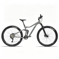 VTT tout suspendu 27,5/29 pouces 10 vitesses en aluminium avec axe traversant, freins à disque hydrauliques, amortisseur arrière, cadre softtail – Vente en gros