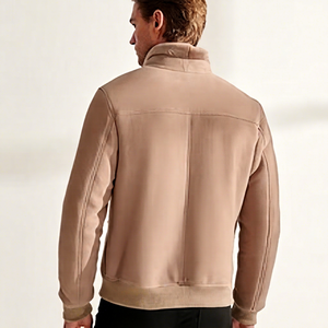 Men's Vintage Leather Aviator <b>Jacket</b> Warm <b>Pilot</b> Bomber Coat Premium Custom Design Sample Service Available Worldwide - Product Image 1