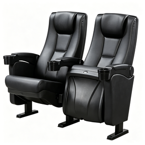 Chaise <span class=keywords><strong>de</strong></span> <span class=keywords><strong>théâtre</strong></span> pliable commerciale - Revêtement en tissu, pieds en acier, design moderne, écologique, durable pour <span class=keywords><strong>les</strong></span> écoles, <span class=keywords><strong>les</strong></span> églises, <span class=keywords><strong>les</strong></span> hôtels - Product Image 1