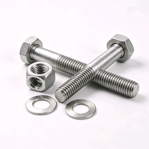 Pernos hexagonales ASTM A325 de grado 8, varillas roscadas de acero de alta resistencia, sujetadores industriales para maquinaria de construcción - Product Image 3