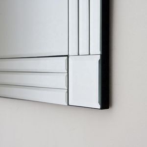 SWT High Quality Decor <strong>Rectangular</strong> Beveled Glass <strong>Frameless</strong> Bathroom <strong>Mirror</strong> - Product Image 2