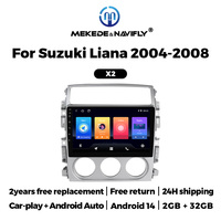 MEKEDE Android Auto écran tactile FM Car-play autoradio 4core 2 + 32GB lecteur multimédia de voiture IPS pour Suzuki Liana 2004-2008